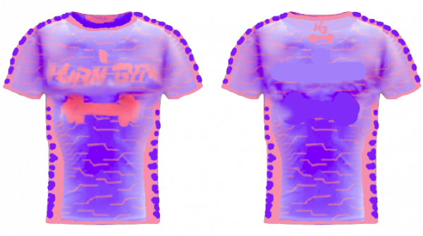 "Kian Gym" activewear T-shirt design (Male's)