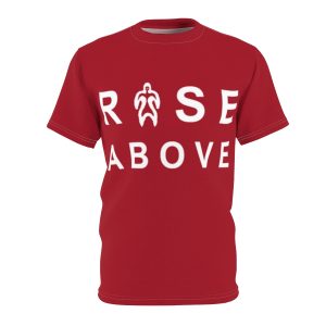 8 "Rise Above" T-shirt (PRODUCT® red) (unisex's)