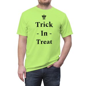 8 "Trick In Treat Halloween 2023" T-shirt (spooky green) (unisex's)