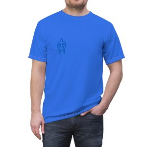 8 Plain T-shirt (blue) (unisex's)