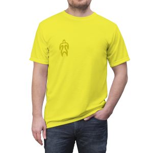 8 Plain T-shirt (yellow) (unisex's)