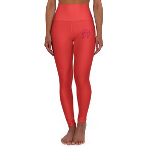 8 plain leggings (red) (female's)