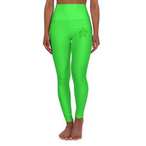 8 plain leggings (green) (female's)